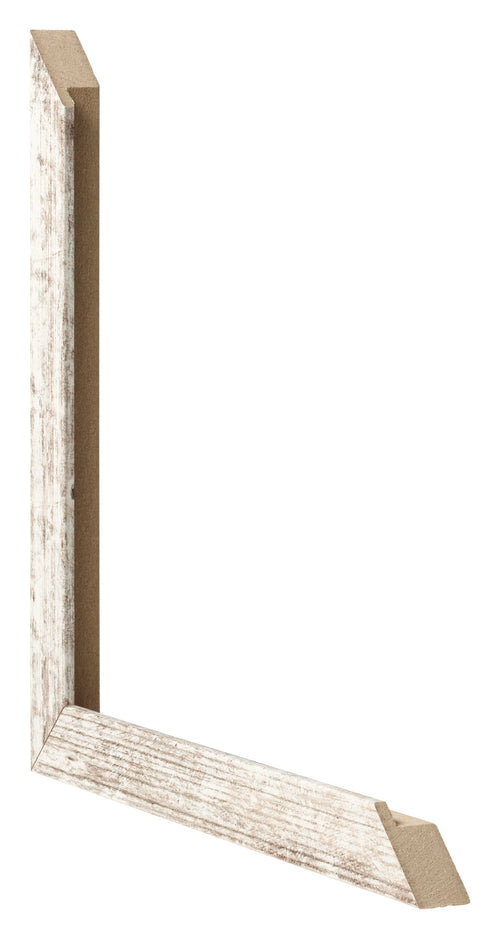 Photo Frame 55x55cm White Vintage MDF Bologna Detail Intersection | Yourdecoration.co.uk