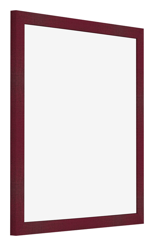 Photo Frame 55x55cm Wine Red Swept MDF Bologna Front Oblique | Yourdecoration.co.uk