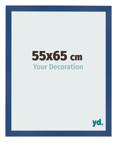 Photo Frame 55x65 cm Dark Blue MDF Bologna Front Size | Yourdecoration.co.uk