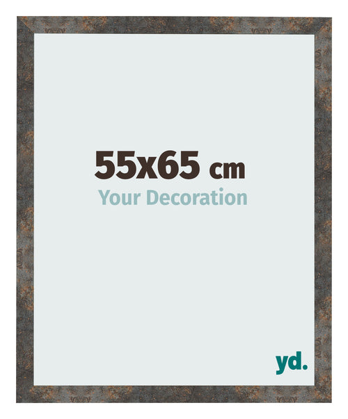 Photo Frame 55x65 cm Oxidized Metal MDF Bologna Front Size | Yourdecoration.co.uk