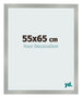 Photo Frame 55x65cm Aluminum Brushed MDF Bologna Front Size | Yourdecoration.co.uk