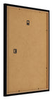 Photo Frame 55x65cm Black High Gloss MDF Bologna Back Oblique | Yourdecoration.co.uk