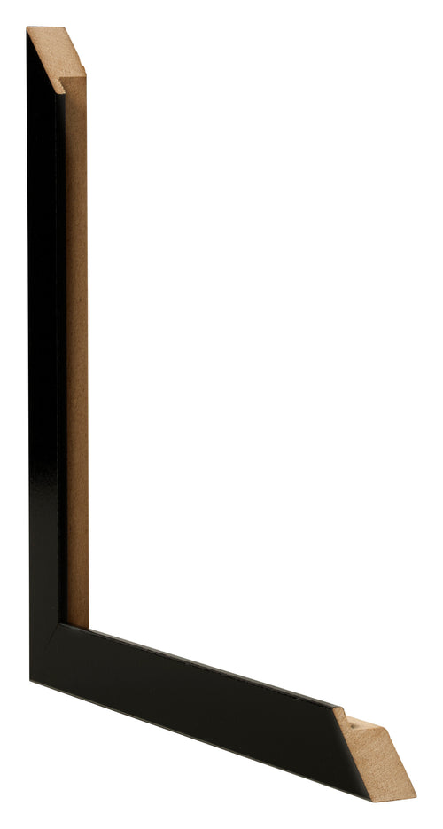 Photo Frame 55x65cm Black High Gloss MDF Bologna Detail Intersection | Yourdecoration.co.uk