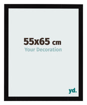 Photo Frame 55x65cm Black High Gloss MDF Bologna Front Size | Yourdecoration.co.uk