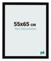Photo Frame 55x65cm Black High Gloss MDF Bologna Front Size | Yourdecoration.co.uk