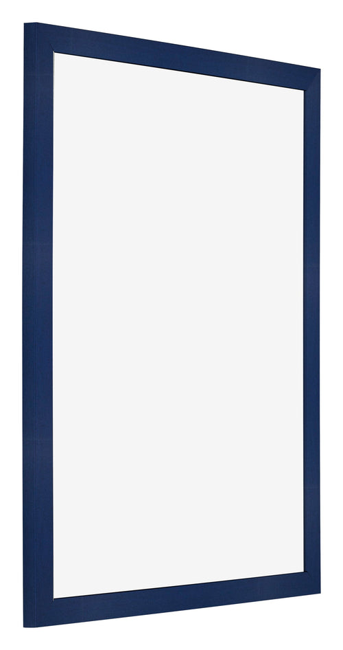 Photo Frame 55x65cm Dark Blue Swept MDF Bologna Front Oblique | Yourdecoration.co.uk
