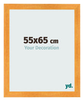 Photo Frame 55x65cm Orange MDF Pisa Front Size | Yourdecoration.co.uk