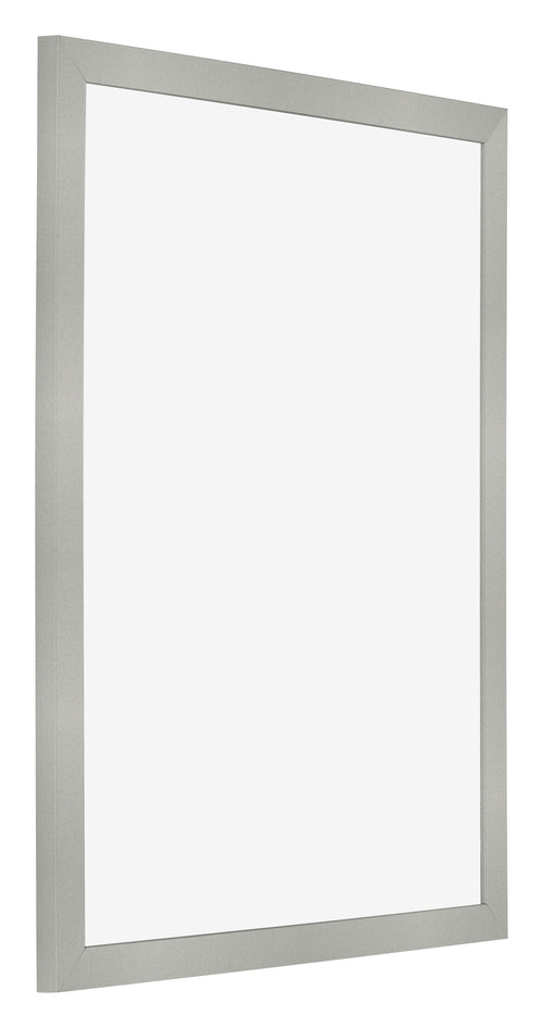 Photo Frame 55x65cm Silver Matte MDF Bologna Front Oblique | Yourdecoration.co.uk