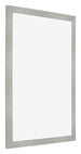 Photo Frame 55x65cm Silver Matte MDF Bologna Front Oblique | Yourdecoration.co.uk