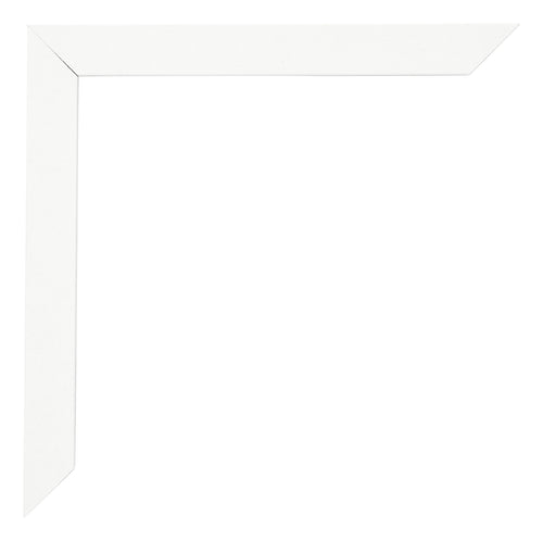 Photo Frame 55x65cm White High Gloss MDF Bologna Detail Corner | Yourdecoration.co.uk