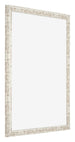 Photo Frame 55x65cm White Vintage MDF Bologna Front Oblique | Yourdecoration.co.uk