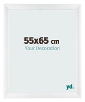Photo Frame 55x65cm White Vintage MDF Pisa Front Size | Yourdecoration.co.uk