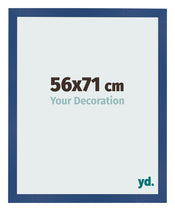 Photo Frame 56x71 cm Dark Blue MDF Bologna Front Size | Yourdecoration.co.uk