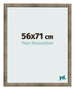Photo Frame 56x71 cm Metal Vintage MDF Bologna Front Size | Yourdecoration.co.uk
