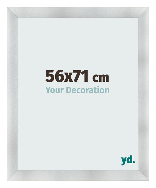 Photo Frame 56x71cm Aluminum Brushed MDF Pisa Front Size | Yourdecoration.co.uk