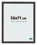 Photo Frame 56x71cm Anthracite MDF Bologna Front Size | Yourdecoration.co.uk