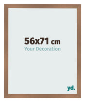 Photo Frame 56x71cm Copper Design MDF Bologna Front Size | Yourdecoration.co.uk