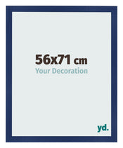 Photo Frame 56x71cm Dark Blue Swept MDF Bologna Front Size | Yourdecoration.co.uk