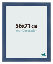 Photo Frame 56x71cm Dark Blue Swept MDF Pisa Front Size | Yourdecoration.co.uk