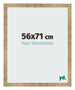 Photo Frame 56x71cm Gold Antique MDF Bologna Front Size | Yourdecoration.co.uk