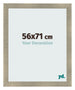Photo Frame 56x71cm Gold Vintage MDF Pisa Front Size | Yourdecoration.co.uk