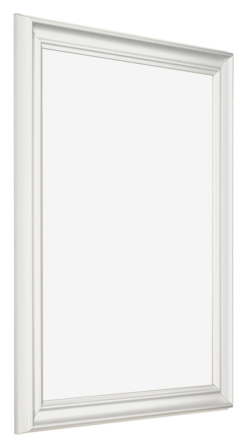 Photo Frame 56x71cm White Swept MDF Lazio Front Oblique | Yourdecoration.co.uk