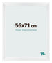 Photo Frame 56x71cm White Vintage MDF Pisa Front Size | Yourdecoration.co.uk