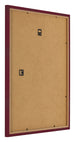Photo Frame 56x71cm Wine Red Swept MDF Bologna Back Oblique | Yourdecoration.co.uk