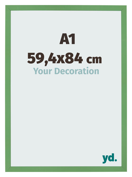 Photo Frame 59 4x84 cm A1 Green MDF Bologna Front Size | Yourdecoration.co.uk
