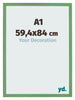 Photo Frame 59 4x84 cm A1 Green MDF Bologna Front Size | Yourdecoration.co.uk