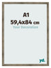 Photo Frame 59 4x84 cm A1 Metal Vintage MDF Bologna Front Size | Yourdecoration.co.uk