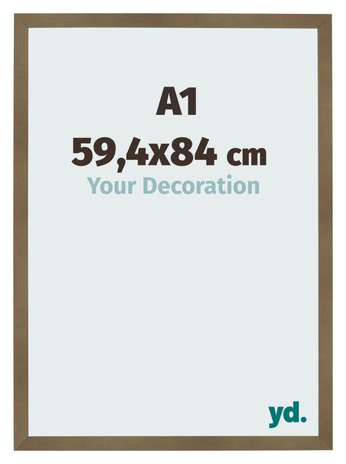 Photo Frame 59 4x84cm A1 Bronze Design MDF Bologna Front Size | Yourdecoration.co.uk