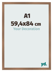 Photo Frame 59 4x84cm A1 Copper Design MDF Bologna Front Size | Yourdecoration.co.uk