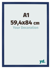 Photo Frame 59 4x84cm A1 Dark Blue Swept MDF Bologna Front Size | Yourdecoration.co.uk