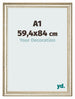 Photo Frame 59 4x84cm A1 Metallic Gloss MDF Lazio Front Size | Yourdecoration.co.uk