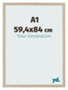 Photo Frame 59 4x84cm A1 Sonoma Oak MDF Bologna Front Size | Yourdecoration.co.uk