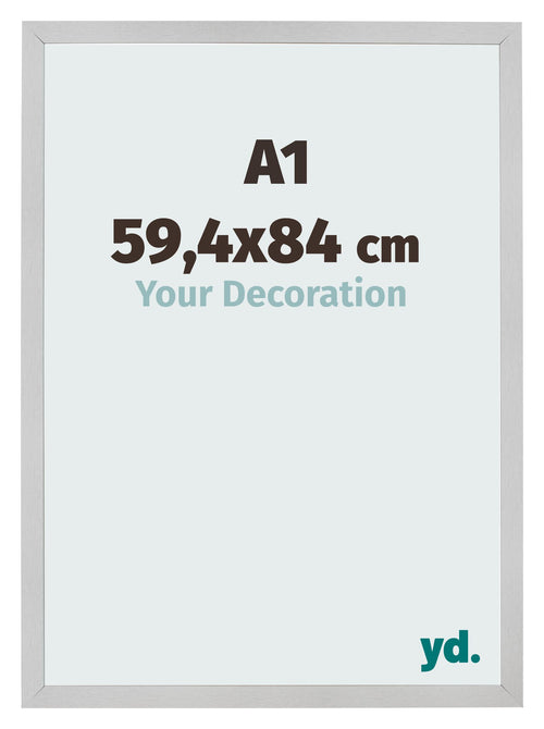 Photo Frame 59 4x84cm A1 Stainless Steel MDF Bologna Front Size | Yourdecoration.co.uk