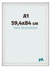 Photo Frame 59 4x84cm A1 White Swept MDF Lazio Front Size | Yourdecoration.co.uk