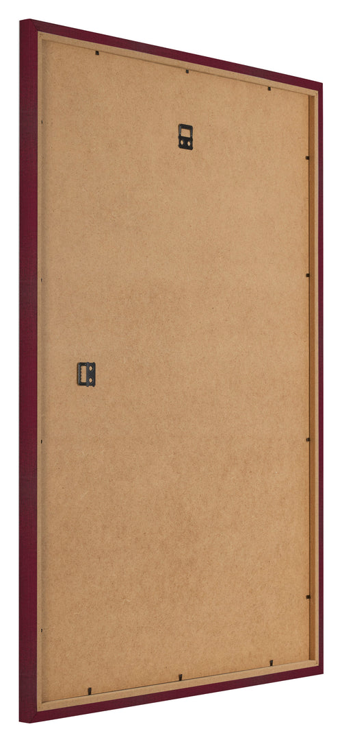 Photo Frame 59 4x84cm A1 Wine Red Swept MDF Bologna Back Oblique | Yourdecoration.co.uk