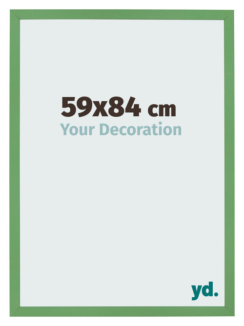 Photo Frame 59x84 cm Green MDF Bologna Front Size | Yourdecoration.co.uk
