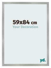 Photo Frame 59x84cm Aluminum Brushed MDF Bologna Front Size | Yourdecoration.co.uk
