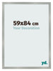 Photo Frame 59x84cm Aluminum Brushed MDF Bologna Front Size | Yourdecoration.co.uk