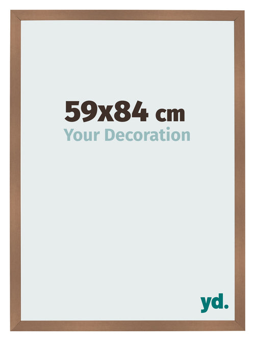 Photo Frame 59x84cm Copper Design MDF Bologna Front Size | Yourdecoration.co.uk