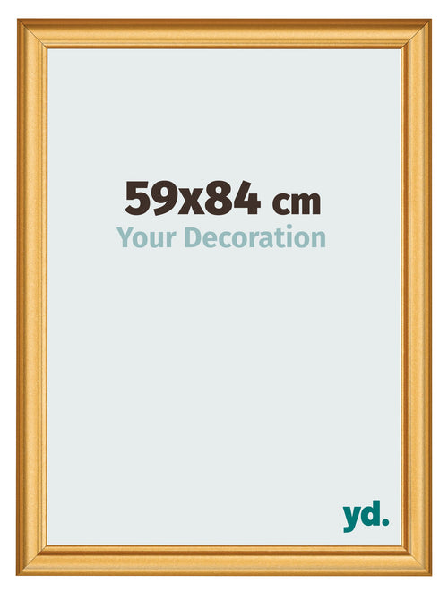 Photo Frame 59x84cm Gold Matte MDF Lazio Front Size | Yourdecoration.co.uk