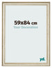 Photo Frame 59x84cm Metallic Gloss MDF Lazio Front Size | Yourdecoration.co.uk