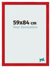 Photo Frame 59x84cm Red MDF Pisa Front Size | Yourdecoration.co.uk