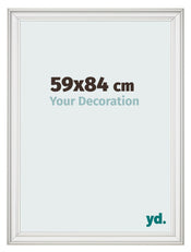 Photo Frame 59x84cm White Swept MDF Lazio Front Size | Yourdecoration.co.uk