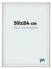 Photo Frame 59x84cm White Swept MDF Lazio Front Size | Yourdecoration.co.uk