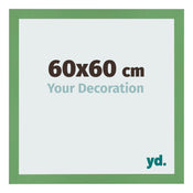 Photo Frame 60x60 cm Green MDF Bologna Front Size | Yourdecoration.co.uk