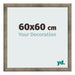 Photo Frame 60x60 cm Metal Vintage MDF Bologna Front Size | Yourdecoration.co.uk